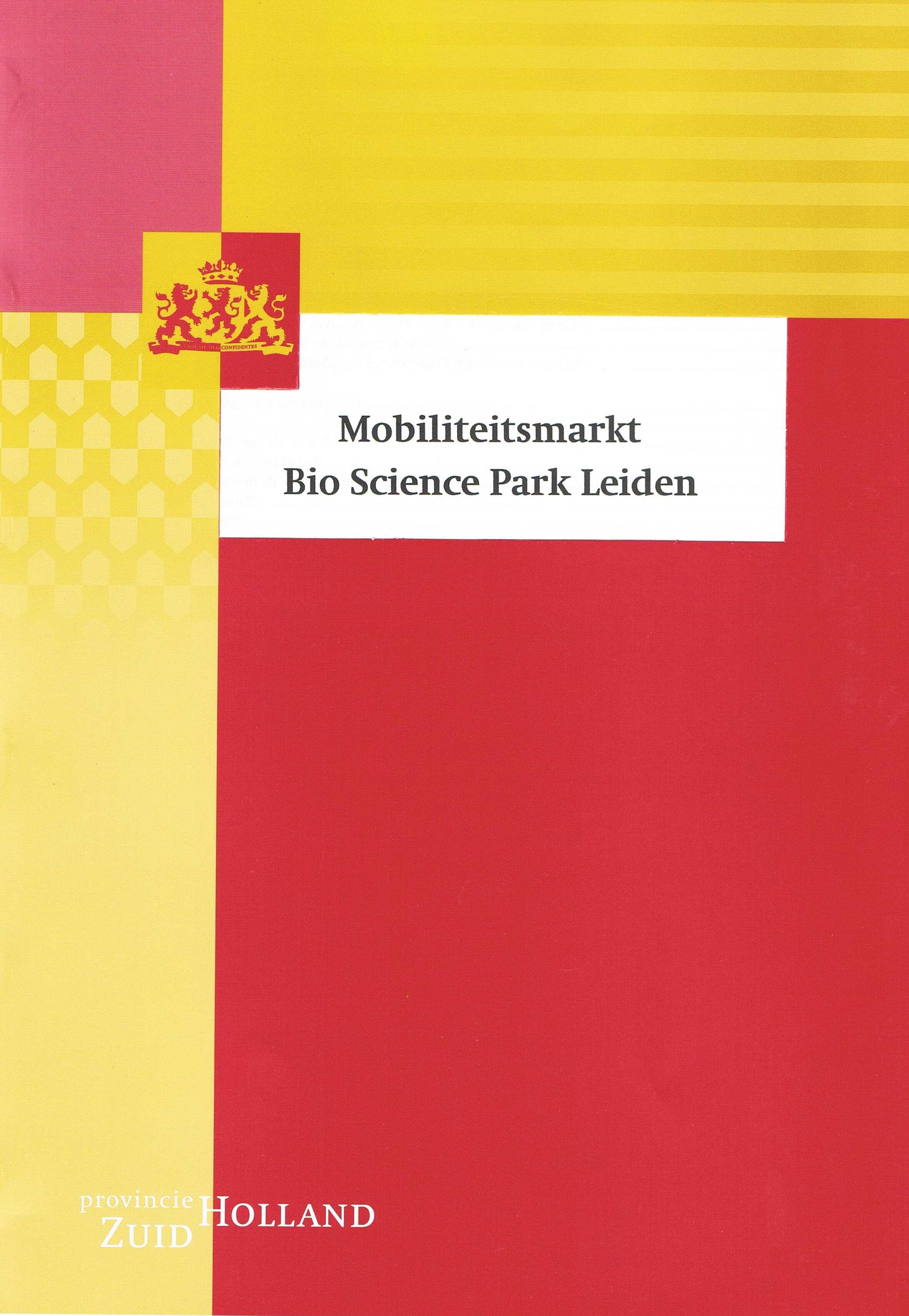 Op BioSciencepark werd in 2003 met een digitale enquête een respons van 100% bereikt